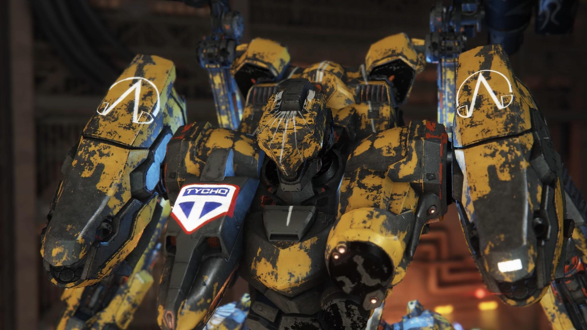 OPA mech with Tycho Manufacturing patch, 3D fan art