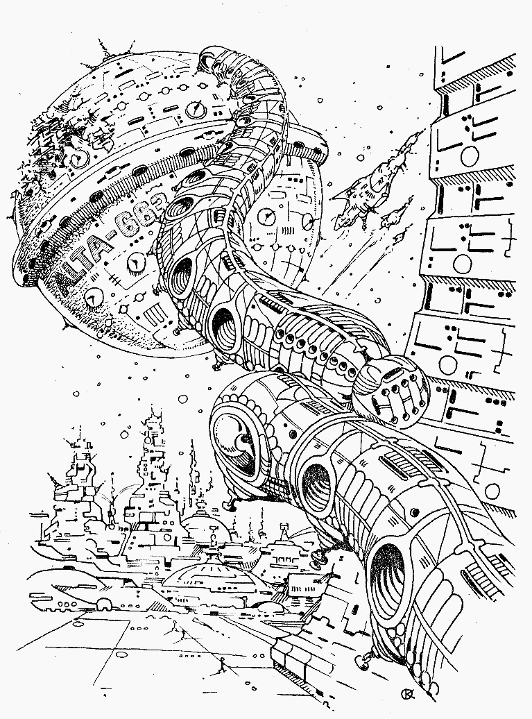 Die ALTA-663 auf dem Posbiplaneten Frago mit Posbi-Raupen
